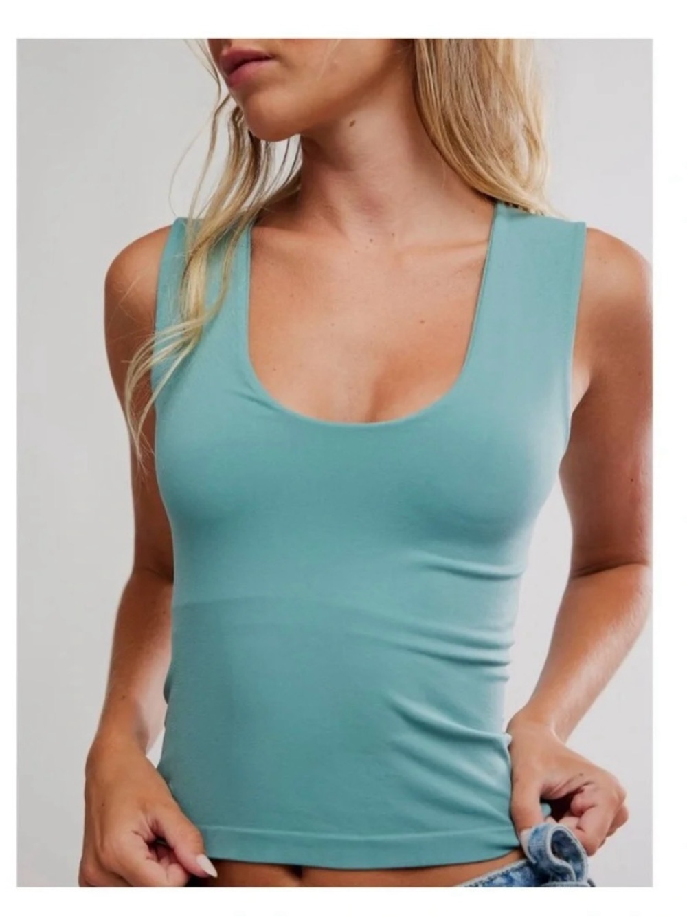 Free People Clean Lines Muscle Cami M/L
